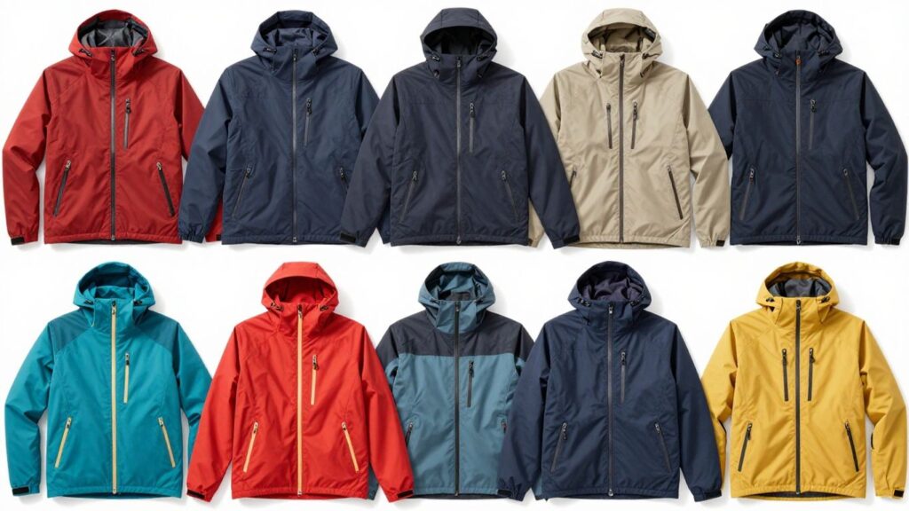 Verschiedene Skijacken im Vergleich